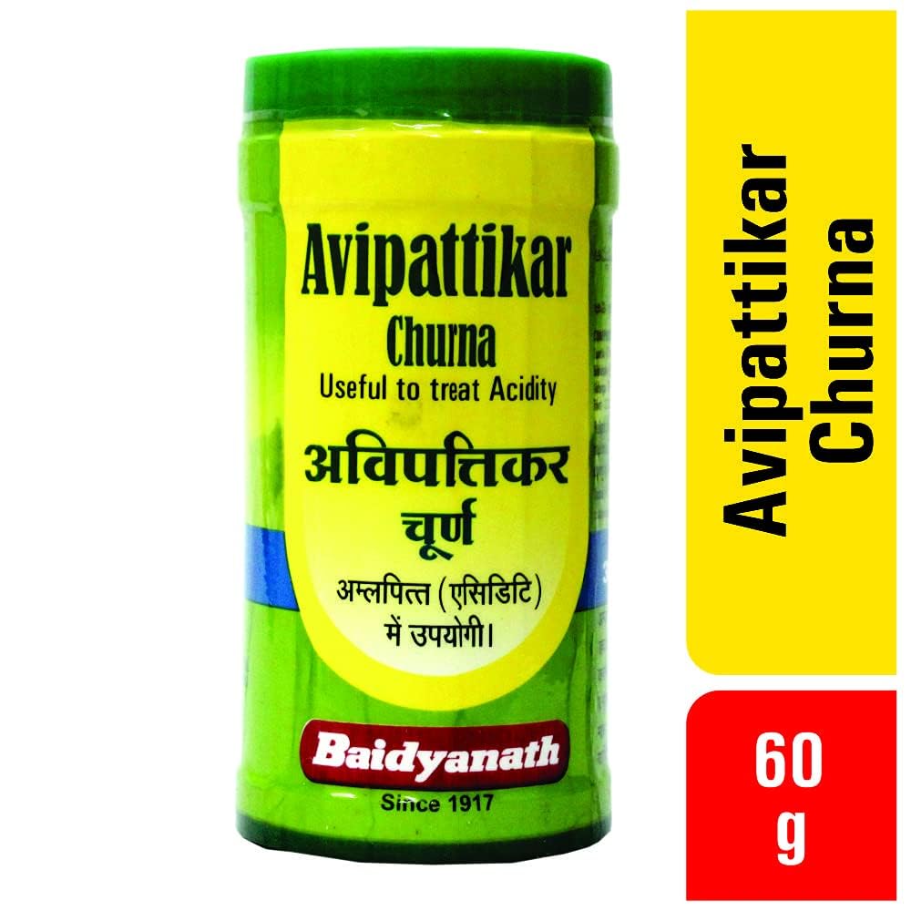 Baidyanath Asli Ayurved Avipattikar Churna - For Hyperacidity And Digestion - 120 G Pack of 2