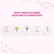 Dabur Gulabari Premium Rose Water - 400ml (Pack of 6) | With No Paraben | Cleanses, Hydrates & Moisturises Skin | Balances & Restores Skin's pH Levels | For All Skin Types