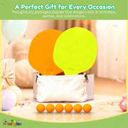 Toy Imagine Indoor Hanging Table Tennis Trainer for Kids Age 5-14 | Door Mounted Ping Pong Game Set with 2 Rackets 6 Balls | Indoor Sports Game for Boys and Girls Home Play Activity