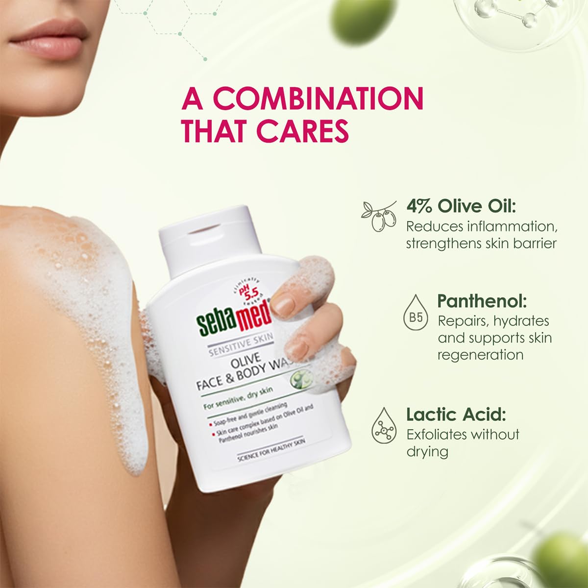 Sebamed Olive Face & Body Wash | 200 ml