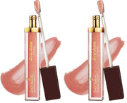 Biotique Natural Makeup Diva Shine Lip Gloss, Summer Cocktail Brown (Pack of 2)