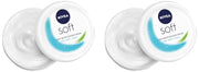 NIVEA Soft Light Moisturizer for Face, Hand & Body, Non-Greasy Cream with Vitamin E & Jojoba Oil for Instant Hydration