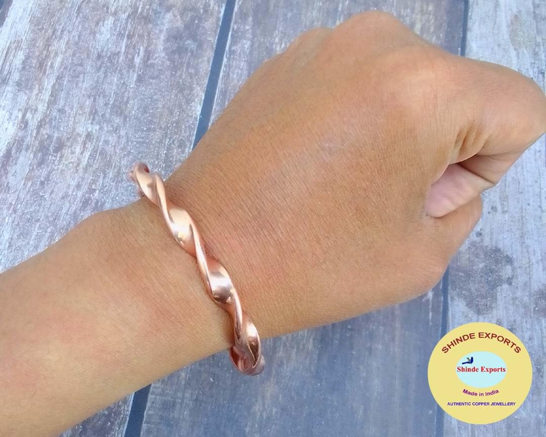 SHINDE EXPORTS pure copper kada bracelet for men women original