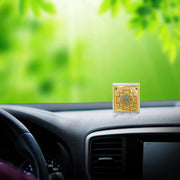 DIVINITI 24K Gold Plated Religious Car Dashboard Frame | Premium God Idol Frame for Car, Home Mandir & Office Table | Spiritual Gift, Decorative Showpiece | Shri Yantra