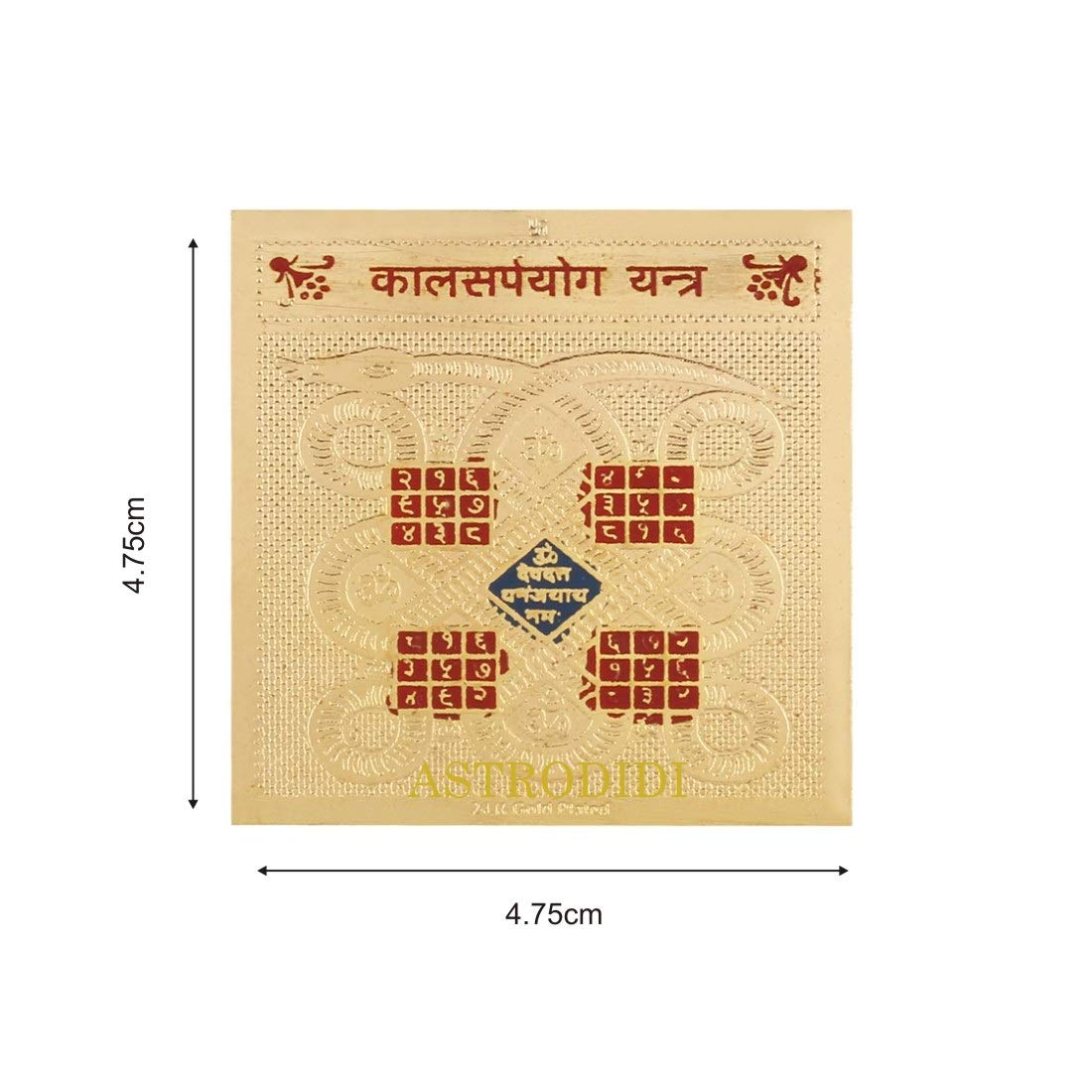 Astrodidi Kaal Sarp YOG Yantra Small Pocket Yantra