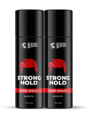 Beardo Strong Hold Hair Spray, 192 ml (Pack of 2) | Hair Spray for Men | Hair Styling | Hair Setting Spray | Hair Fixing Spray | Strong Hold | Natural Shine