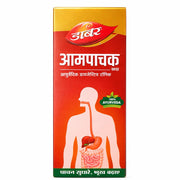 Dabur Aampachak Kadha | Ayurvedic Digestive Tonic | Helps in Gas, Acidity, Constipation, Piles & Digestion | 450 ml