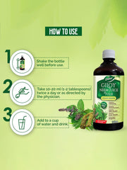 Dabur Giloy Neem Tulsi Juice - 1L | Benefit of 3-in-1 Immunity Boosters| With Power of Giloy, Neem and Tulsi | Pure, Natural and 100% Ayurvedic Juice