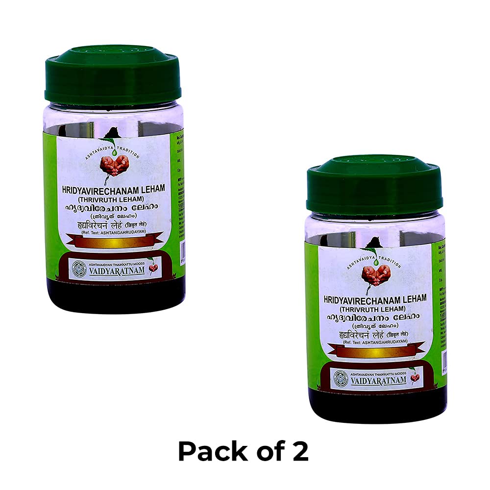 Vaidyaratnam Hridyavirechanam Leham 250 gram (Pack of 2)| Ayurvedic Products | Ayurveda Products | Vaidyaratnam Products