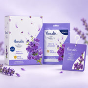 Yardley London Floralis Kent's Lavender Cupboard & Car Freshener (10g) | 94% Perfume Oil Sachet | Long-Lasting Fragrance Up to 45 Days for Wardrobes, Drawers & Cars (Kent Lavender) (Pack of 6)
