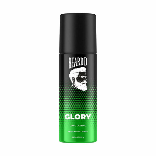 BEARDO PERFUME DEO SPRAY - Glory, 150ml | Get compliments with Long lasting Fougere, Aromatic Deodorant Brand | Gift for men | Gift For Friends