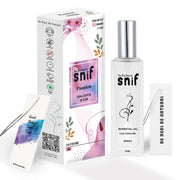The Old Natural Spray Car Perfumes with Essential Oils Fragrance in Glass bottle with 2 Hanging Tags | Car Air Fresheners 50ml (Passion)