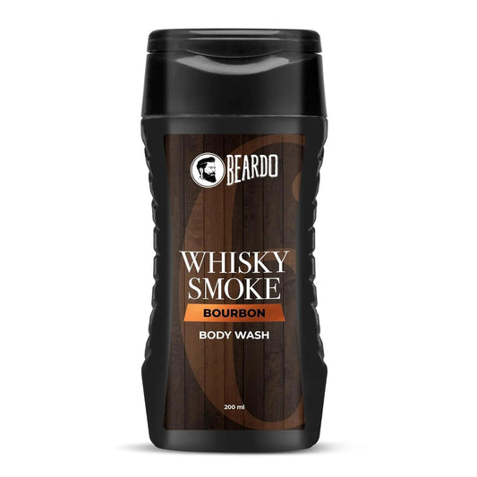 Beardo Whisky Smoke Bodywash 200ml | Bold Whisky Smoke-Inspired Fragrance | Deep Cleansing & Hydrating Formula for Fresh, Smooth Skin | Perfumed Body wash