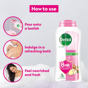 Dettol Body Wash and Shower Gel for Women and Men, Skincare- 250ml (Pack of 2) | Soap-Free Bodywash | 8h Moisturization