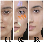 INSIGHT Cosmetics Glossy Pro Concealer Full Palette-Concealer|Conceal |Correct |Contour |Waterproof |Crease Resistance |Long Lasting |Oil Control (CR105-Concealer) (Pack Of 4)