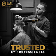 Beardo Studio Professional Hair Dryer with Hair Brush | High Power Fast Drying & Volumizing Brush for Frizz-Free Salon Style Finish | Multiple Heat Settings | Professional Grooming Tool for Men | Set of 2