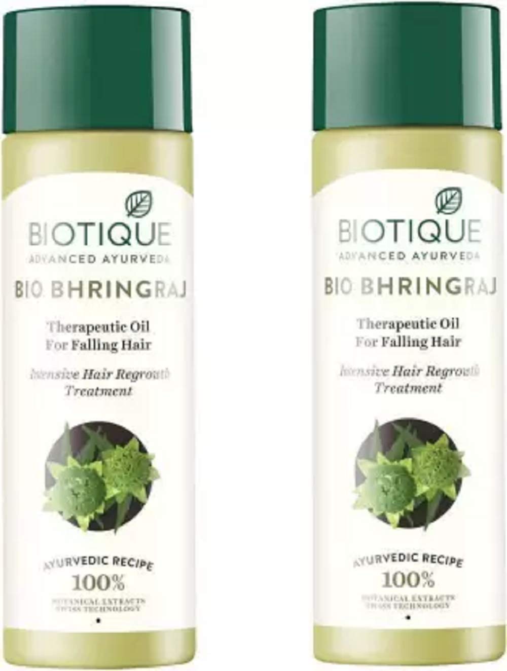 Biotique bio bhringraj faling hair oil 200ml pack of 2 Hair Oil (400 ml)