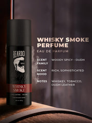 Beardo Whisky Smoke Perfume Body Spray for Men 120ml | Spicy, Woody - Oudh No Gas Deo for Men Long Lasting | Date night Deodorant | Gift for Husband