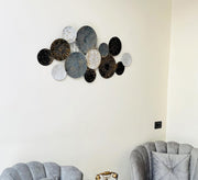 DSH CRAFTING YOUR CURIOSITY Metal Wall Decor Wall Hanging Meta wall Sculpture for Living Room Office Bedroom Hotel Decoration.(iWART-14)
