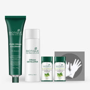 Biotique Herbcolor Conditioning Hair Colour l Ammonia Free Hair Color l 9 Organic Herbal Extracts l Natural and Healthy Shine l 50g + 110ml| Darkest Brown 3N (Pack of 3)