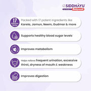 Baidyanath Asli Ayurved Diabo Vital Juice - 1L | Ayurvedic Juice for Diabetic Care With Karela, Jamun, Neem & Gudmar & 17 More