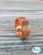 SHINDE EXPORTS copper magnetic ring pure adjustable for men and women 8 mm