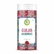 NatureVit Gulab Mukhwas, 200g | Rose Petals & Sweet Gulab Mouth Freshener Mix | Traditional Mukwhas & After-Meal Delight