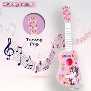 Toy Imagine 21-Inch Unicorn 4-String Ukulele Guitar for Kids Age 3-10