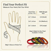NMII Beautiful Matte Finish Transparent Multicolor Glass Kada for Women & Girls on Different Occasions