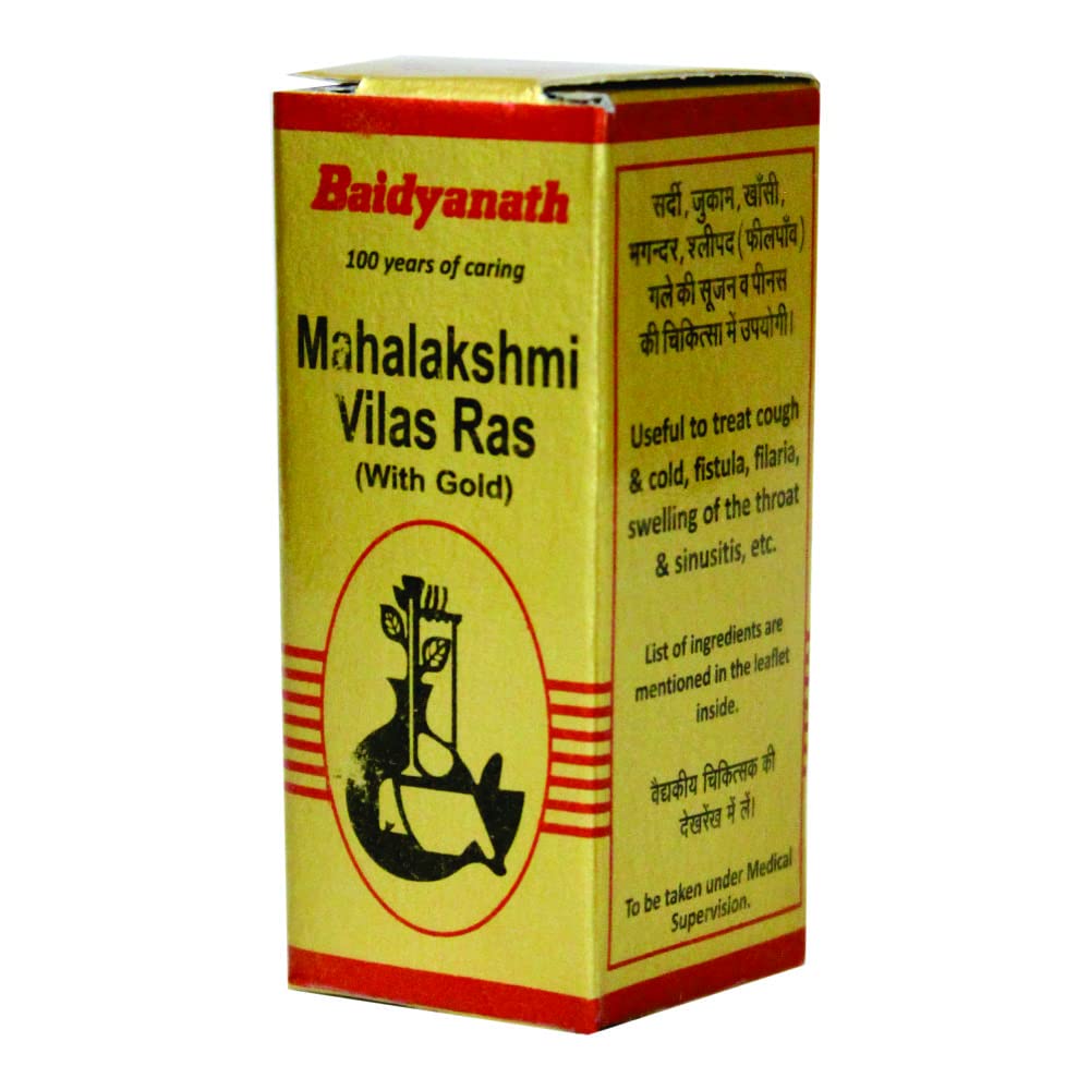 Baidyanath Asli Ayurved Mahalaxmi Vilas Ras (10T) - Tablet, 200 G