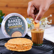 urban platter Baked Coriander Chilli Bhakri, 200gm (Wheat Free, Traditional Gujarati Snack)