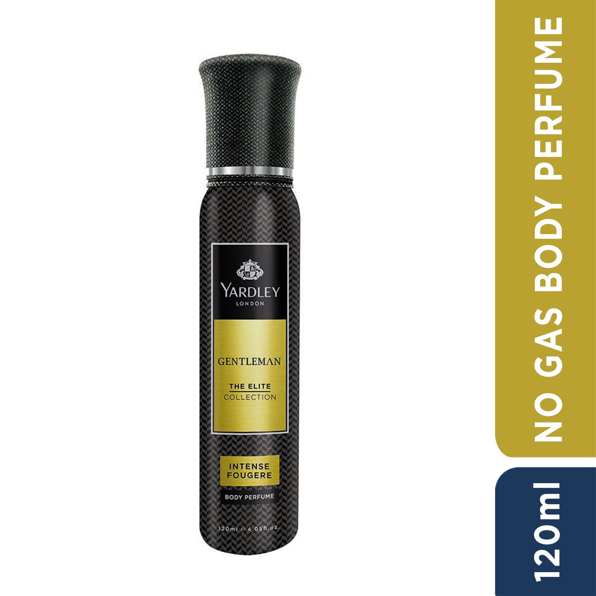 Yardley London Gentleman Intense Fougere Body Perfume Spray| The Elite Collection| No Gas Deodorant For Men| Men's Body Perfume| 120Ml