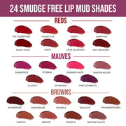 INSIGHT Smudge Free Lip Mud | Moisturizing Formula | Upto 12 Hrs Stay | Instant Matte Finish | Silky Smooth Texture (Misty) - 3.5g