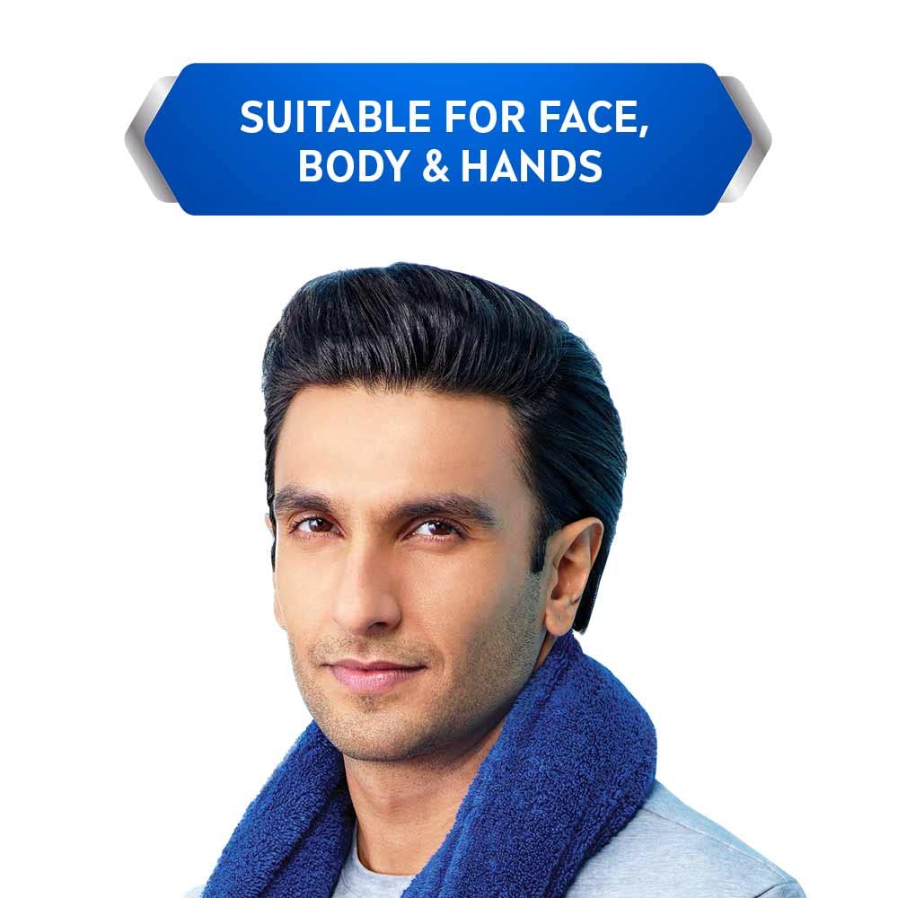 Nivea Men Creme, Non Greasy Moisturizer, Cream For Face, Body & Hands, 75 ml & Nivea Lip Balm, Pomegranate Shine, 24H Moisture With Natural Oils, Dark Red Shine & Pomegrenate Aroma, 4.8 G