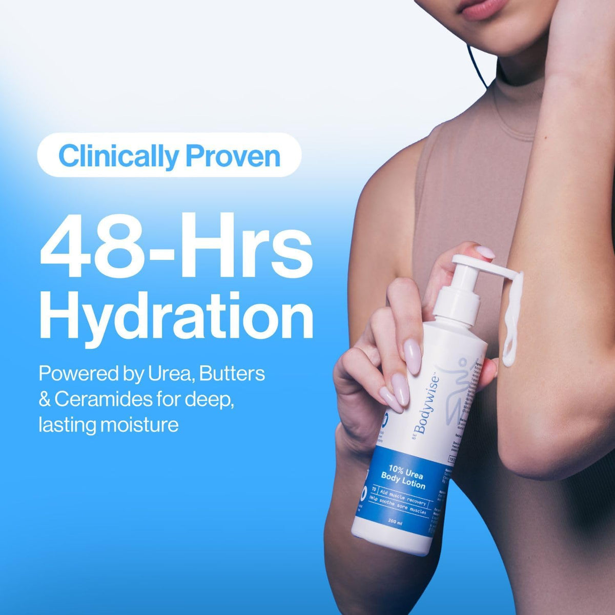 Be Bodywise 7% Glycolic Acid Body Stick 30g & 10% Urea Body Lotion 200ml | Deep Hydration & Gentle Exfoliation | Smoothens Rough Skin, Reduces Bumps & Ingrown Hair | For Dry, Flaky & Textured Skin