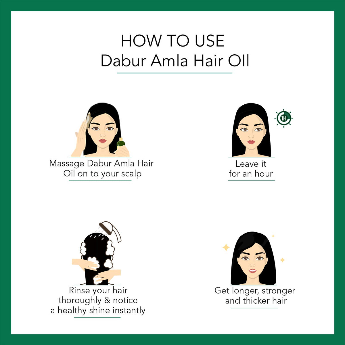 Dabur Amla Hair Oil - for Strong , Long and Thick Hair - 90ml