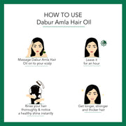 Dabur Amla Hair Oil - for Strong , Long and Thick Hair - 90ml