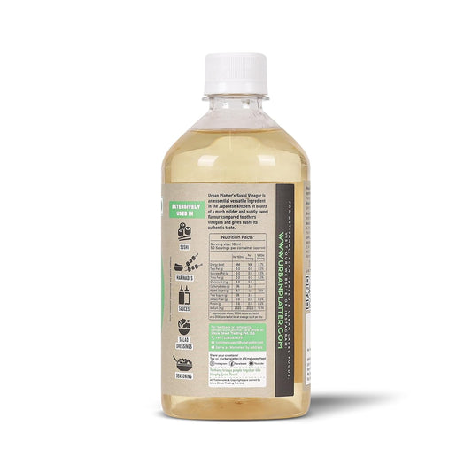 Urban Platter Japanese Rice Vinegar (Awasezu), 500ml [All Natural Vinegar Traditionally Made and Seasoned] - Perfect for Seasoning Sushi Rice