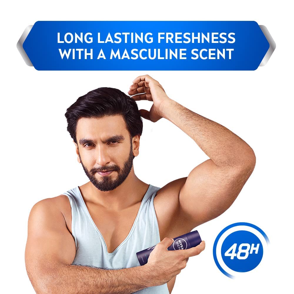 Nivea Men Fresh Ocean Aquatic Deodorant Spray, 150Ml (Pack Of 2)