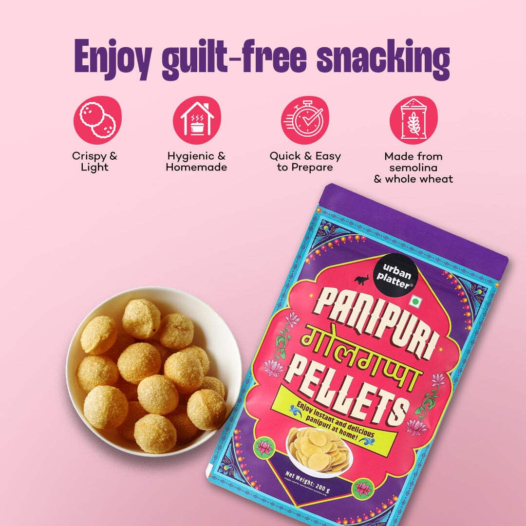 Urban Platter Ready-to-Fry Dry GOL Gappa (Pani Puris), 200g