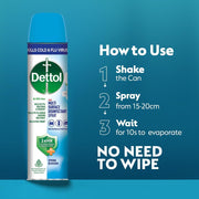 Dettol Multi-Surface Disinfectant Sanitizer Spray Bottle, 225ml-Pack of 3 (Spring Blossom)