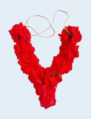 SHINDE EXPORTS gulab mala Rose Flower Garland Small and Big Size for Photo Frame Gods Idols Wedding Decoration Main Door Home Entrance (Small)