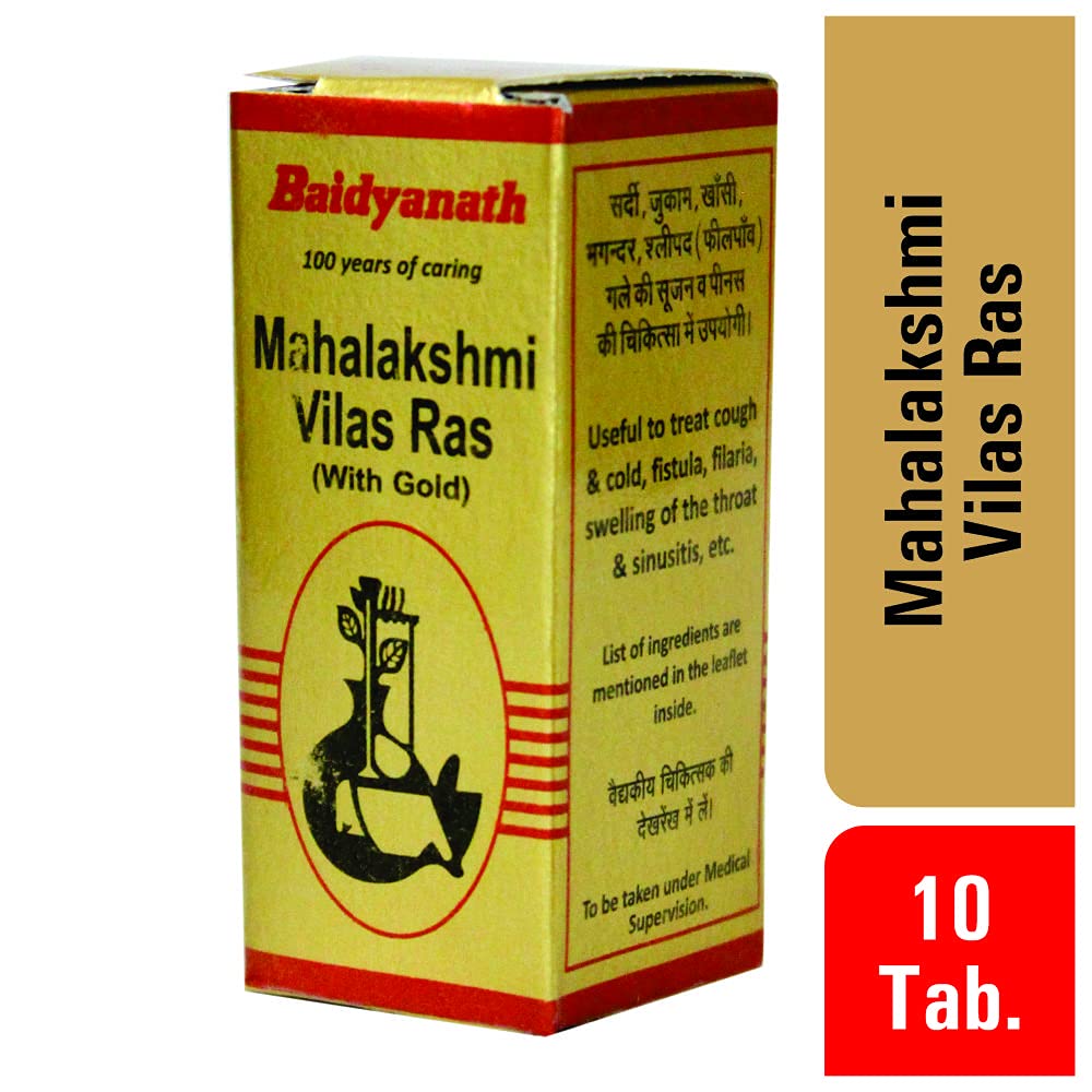 Baidyanath Asli Ayurved Mahalaxmi Vilas Ras (10T) - Tablet, 200 G