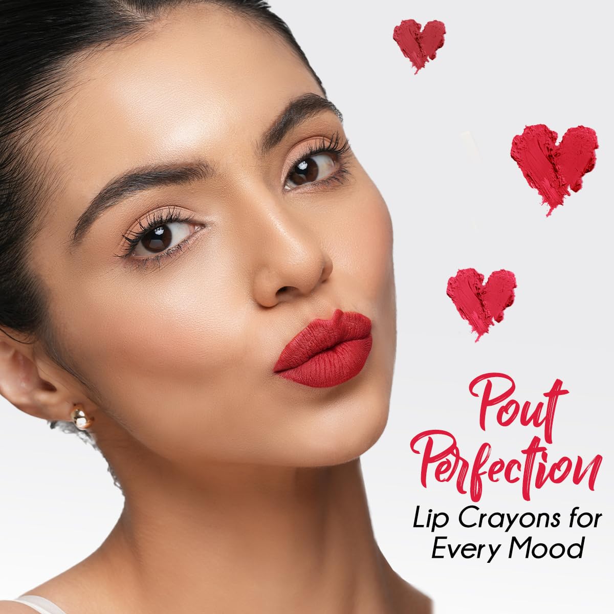 INSIGHT Long Lasting Lip Crayon – All-Day Comfort | Matte Finish | Waterproof | Non-Transfer | Non-Sticky | Enriched with Vitamin E & Kojic Acid | Sharpenable Tip | Full Coverage | Lightweight Lipstick (Smokey Rose) – 7g