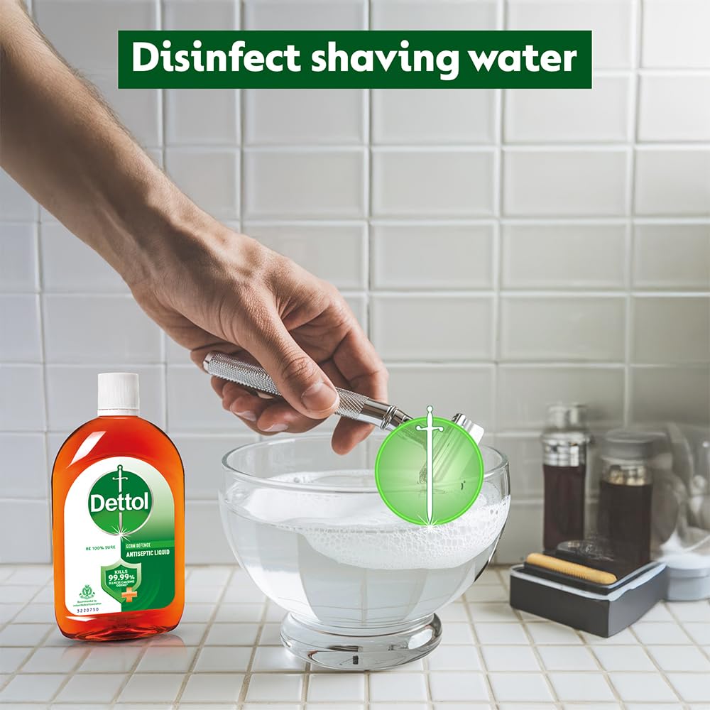 Dettol Antiseptic Liquid for First Aid, Surface Disinfection and Personal Hygiene 750ml (Pack of 3)