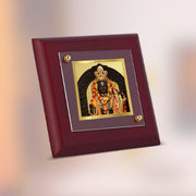 DIVINITI Ram Lalla 24K Gold Plated MDF Photo Frame | Premium Religious Table Top Frame for Home, Office & Prayer Room | Luxury Spiritual Gift Item for Housewarming, Festive Gifting | 10 x 10 CM