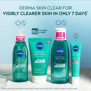 NIVEA Derma Skin Clear Face Toner with Salicylic Acid & Niacinamide, Cleansing & Hydrating Toner for Visible Clearer Skin in 7 Days, Controls Oiliness, Removes Impurities, Blemish-Prone Skin, 200 ml