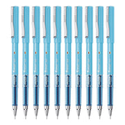 Hauser Sonic Gel Pen Box | Attractive Foiled Body | Stylish Metal Clip | Refillable & Waterproof Gel Ink | German Technology For Smooth & Effortless Writing | Blue Ink, Set Of 10 X 5 Pack