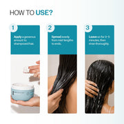 Bare Anatomy Damage Repair Hair Mask | 3x Strengthening Powered By Ceramide A2 & Coconut Milk Protein | Smoothening Hair | Hair Mask For Dry & Frizzy Hair | Sulphate & Paraben Free | Women & Men,250g