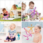 Toy Imagine Telescopic Suction Toys, Giraffe Style, Pack of 4